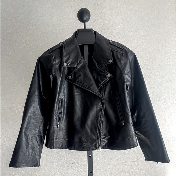 ModCloth Vegan Leather Moro Jacket Size 1X NWT - Picture 3 of 8